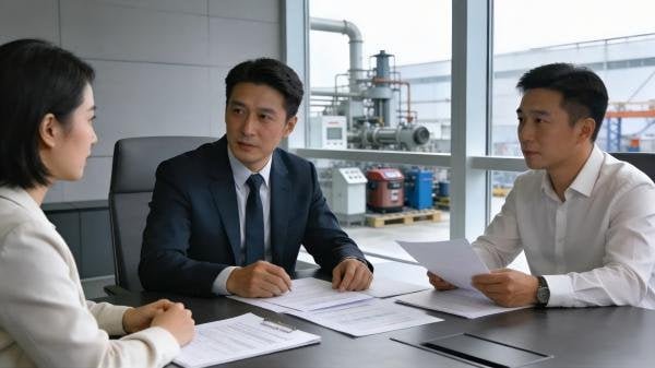 Negotiating an air fryer procurement agreement in a meeting