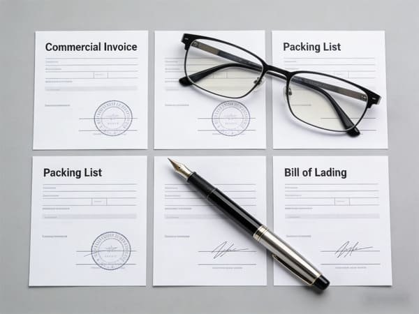 A checklist of shipping documents for importing air fryers from China