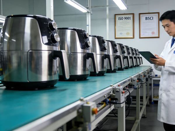 Reading online reviews and ratings for air fryer suppliers