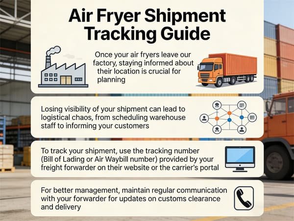 A map showing the shipping route of a container from China with tracking points