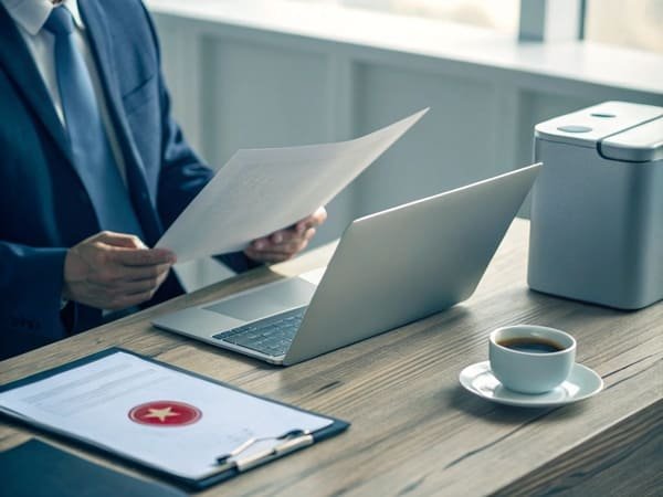 Verifying a Chinese supplier's business documents for air fryer sourcing