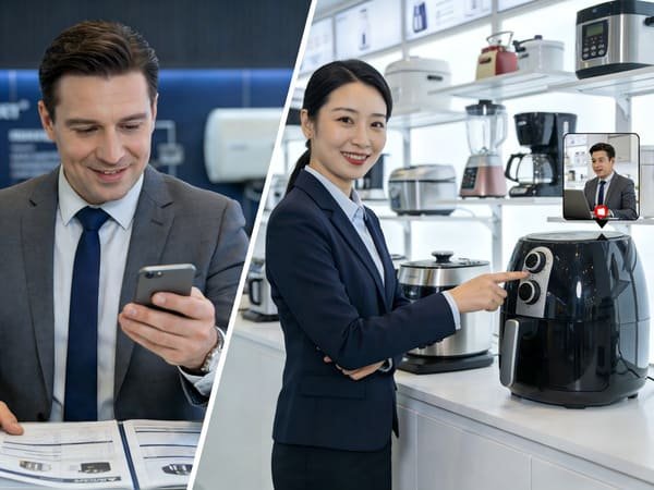 A magnifying glass over a customs document to verify shipping details.