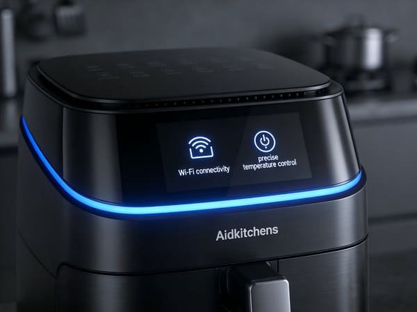 A modern air fryer showcasing new technology