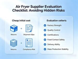 What Is an Air Fryer Supplier Evaluation Checklist?
