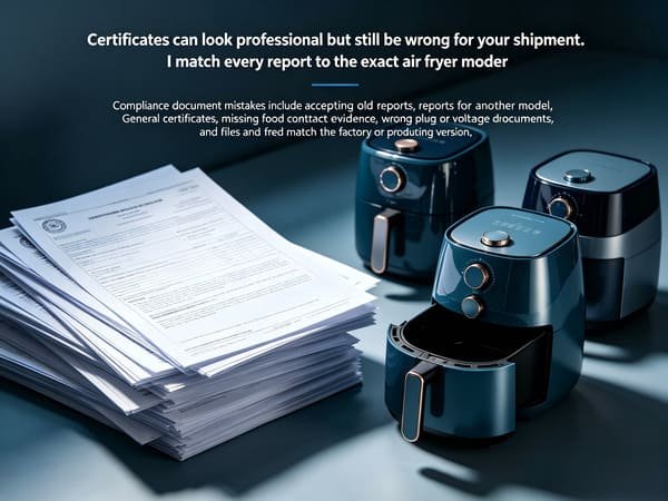 air fryer compliance document mistakes import from China