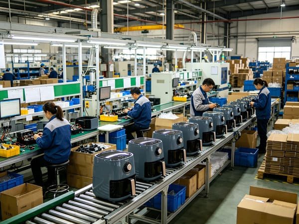 air fryer factory capability OEM experience production capacity check