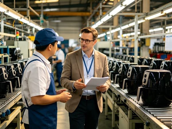 air fryer factory capacity and peak season readiness