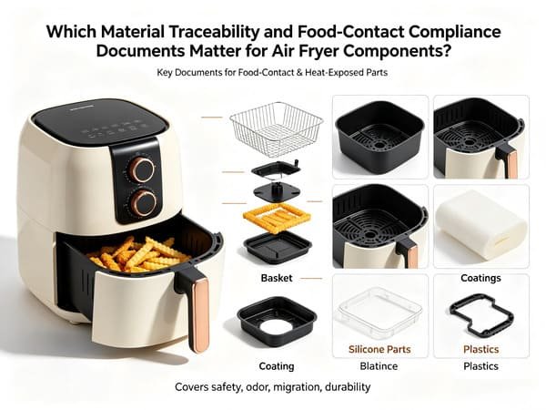 air fryer material traceability and food contact compliance
