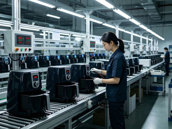 china business license air fryer factory check