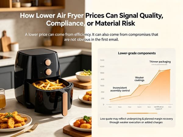 how lower air fryer prices can signal quality compliance or material risk