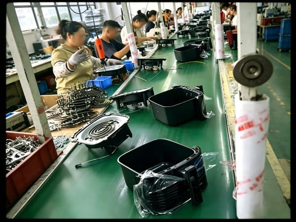 verify air fryer line capacity
