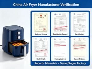 How to Spot Air Fryer Shell Companies and Fake Manufacturers in China?