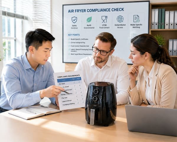 air fryer compliance documents for import safety