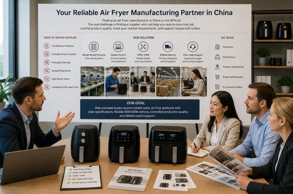Air fryer manufacturer in China production line