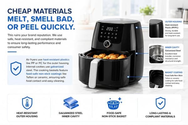 air fryer materials