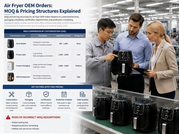 Air fryer factory production capacity assembly