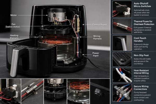 air fryer safety features
