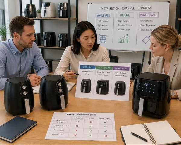 Wholesale mechanical air fryers vs retail smart touch models