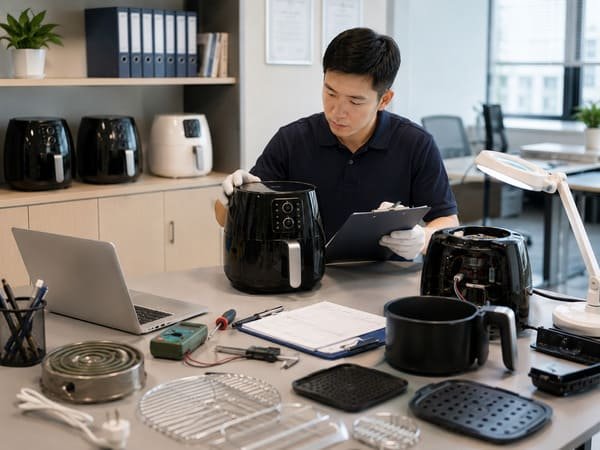 Standard AQL pre-shipment quality inspection for air fryers