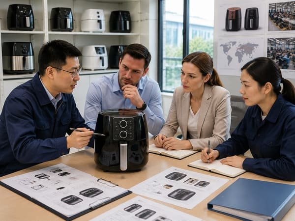 OEM air fryer bulk production quality control inspection process