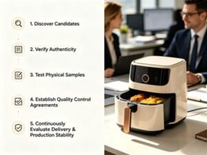 How can I find a reliable china air fryer supplier?
