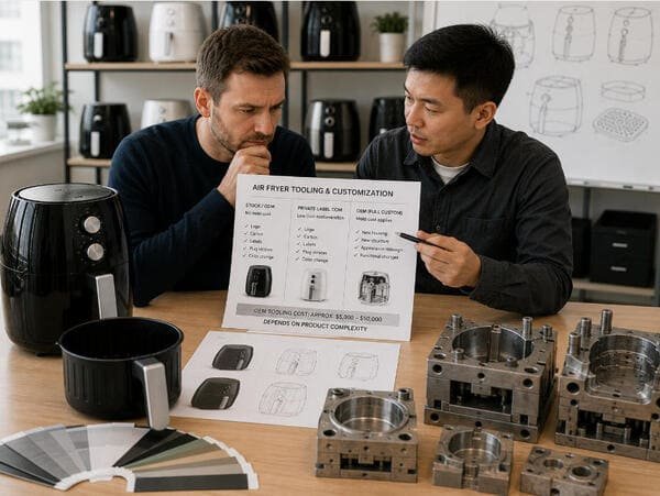 when air fryer mold cost is required in OEM projects
