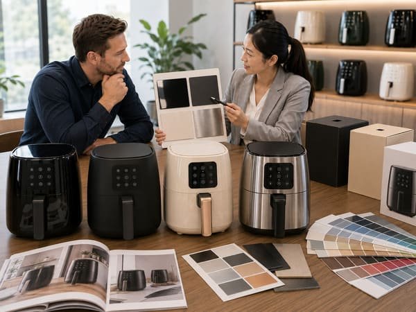 air fryer finish options