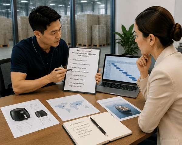 reduce payment packaging delivery risks for air fryer importers