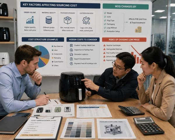 air fryer moq pricing hidden sourcing costs