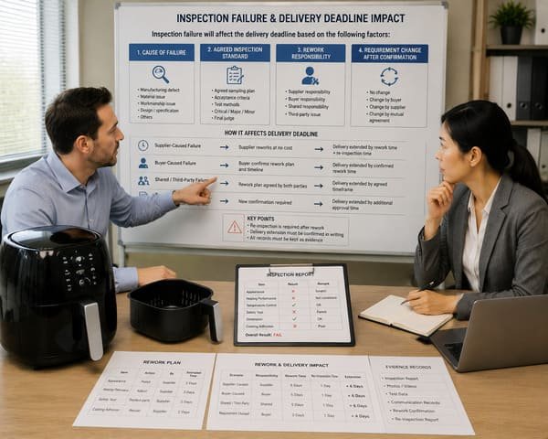 air fryer procurement evidence file with contract and inspection documents