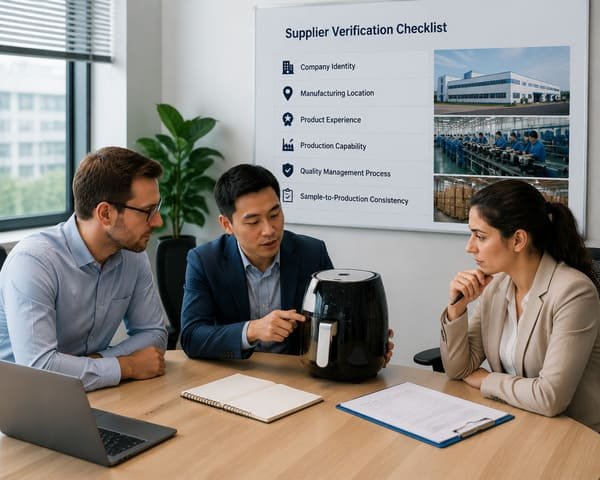 factory audit and air fryer production quality inspection