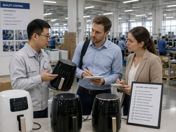 China Appliance Factory Visit Checklist for Importers: How to Verify Real Capability, Quality Control, Order Fit, and Supplier Risk